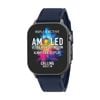 Reflex Active Series 29 Silicone Strap Amoled Screen Smart Watch Blue