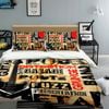 3D Black Guitar 155 Bed Pillowcases Quilt King Size