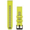 Garmin Quickfit 22 Watch Band - Amp Yellow/graphite
