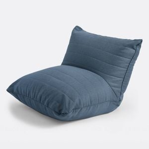 Cadence & Co. Linoire Quilted Beanbag Lounger Cover Atlantic Blue