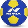 Nivia TORNADO Football (Yellow/Blue, Size 5) | Hand Stitched | 32 Panel | Hobby Playing Ball | Soccer Ball