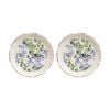 2pk Lvd Botanical Blue Ceramic Kitchen Dinner Plate Home Decor 23.5x23.5x2.5cm