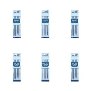6x 2pc Malli Knitting Needles Set Yarn Crafting/knitting Tool 5 & 8mm Grey