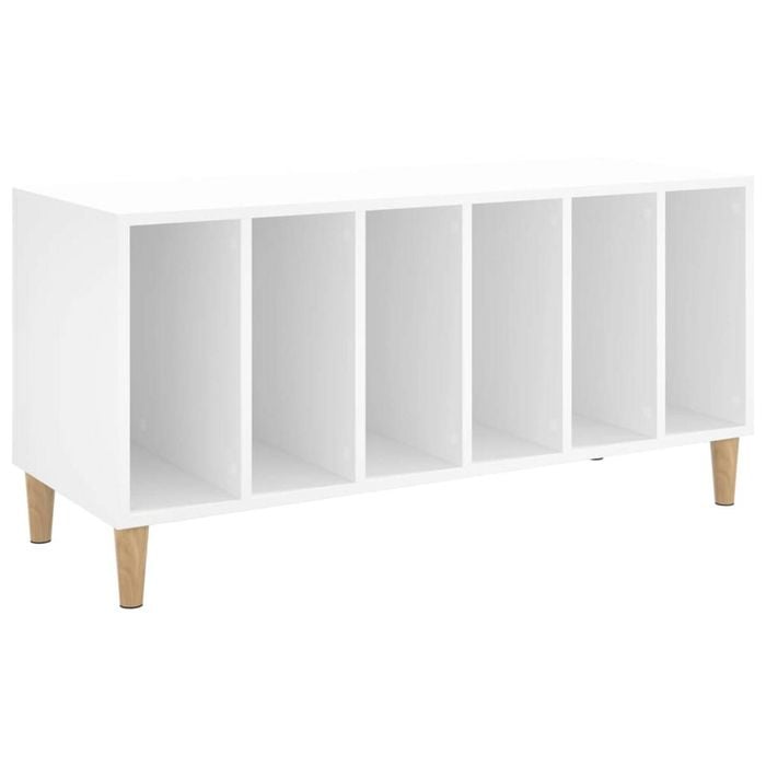vidaXL Record Cabinet Sideboard Filing Cabinet Living Room White