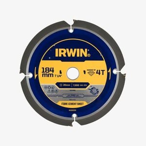 IRWIN Marathon Pro 184mm 4T PCD Fibre Cement Sheet Circular Saw Blade 