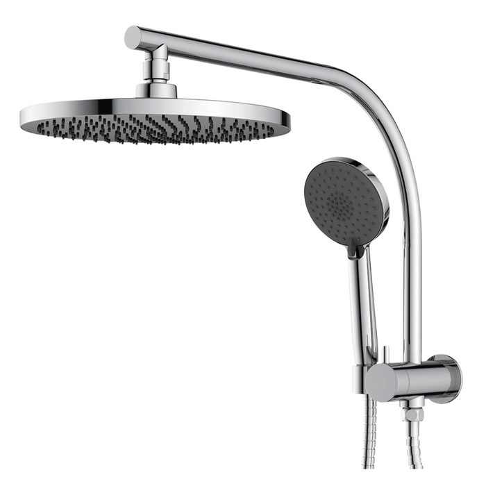 Flexispray Chrome Havana Short Twin System - 3 Star Rated, 9.0L/min