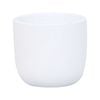 14 x 12cm White Small Plain Ceramic Egg Pot