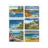 Cinnamon Cork Backed Coasters Set of 6 - Surf Safari