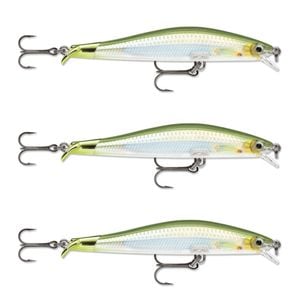 3x Rapala 9cm RipStop Shallow Jerkbait Hard Body Fishing Lures - Herring