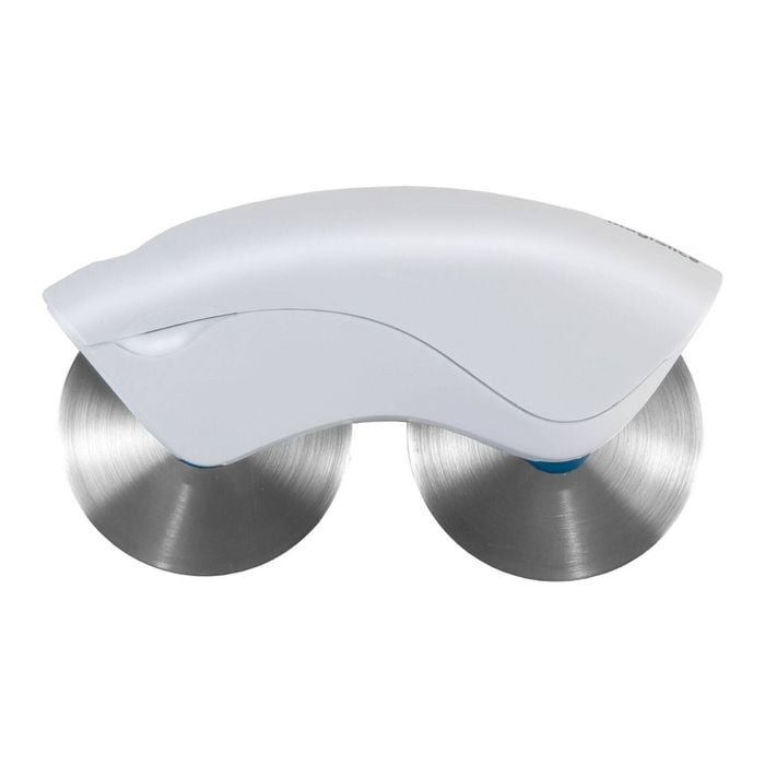 Culinare Magislice 23.5cm Double Wheel Pizza Cutter Slicer - White