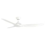 FanForce Capri II 64" ABS 3 Blade Smart DC Ceiling Fan with Remote Control