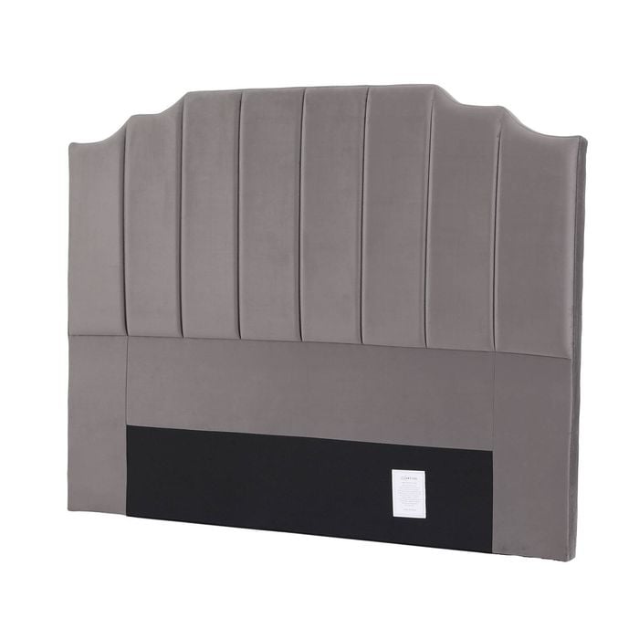 Artiss Bed Head Headboard Queen Velvet 153cm - Grey