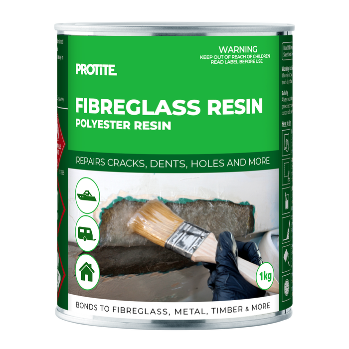 Protite 1kg Fibreglass Resin