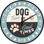 Nostalgic-Art Wall Clock Dog Times