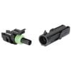 NARVA 1-Way Waterproof Connector - Pair