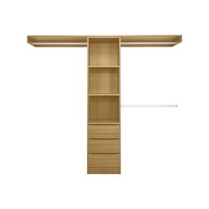 Lugna 1800 - 2100mm Sand Pack 4 Opening Built in Wardrobe Package