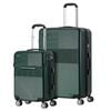 Mazam 2pcs Luggage Suitcase Trolley Set Travel TSA Lock Carry On Hard Case Green