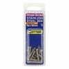Otter 8 x 30mm Polished Stainless Steel 304 Hinge Screws - 16 Pack