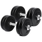 METEOR 25kg Adjustable Dumbbell Set for Home Gym