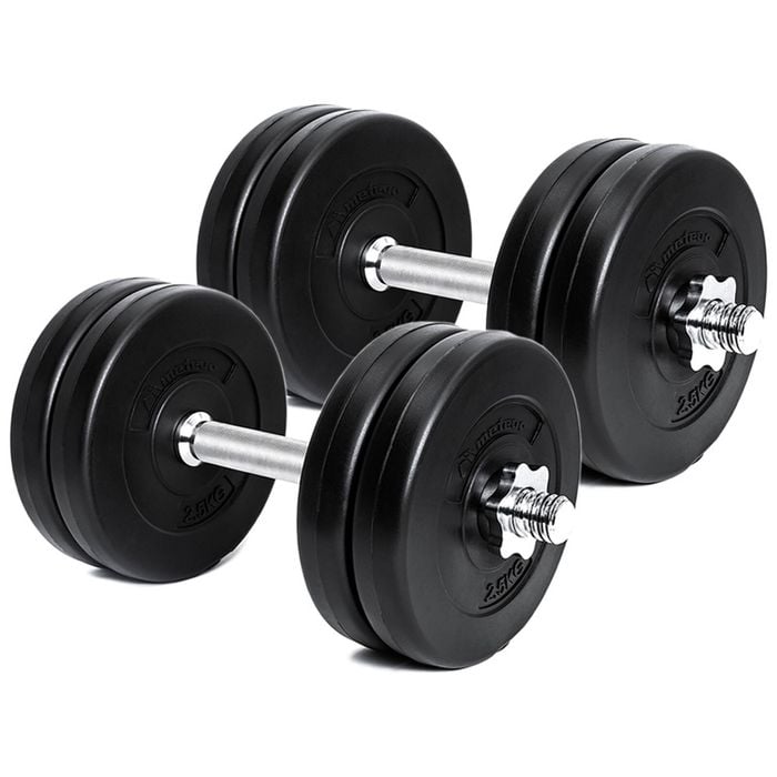 METEOR 25kg Adjustable Dumbbell Set for Home Gym