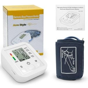 Digital Blood Pressure Monitor Upper Arm Automatic Machine Heart Rate Monitor
