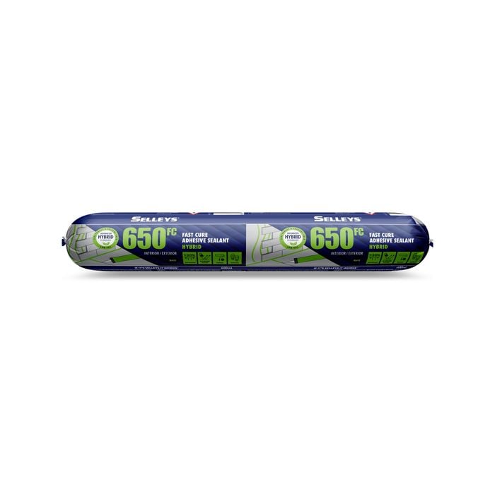 Selleys 600ml Black 650FC Adhesive Sealant - Black