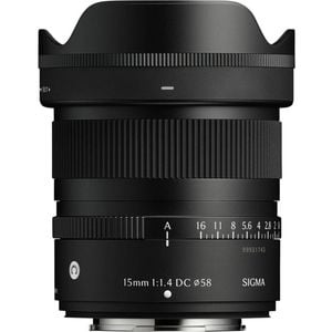 Sigma 15mm F/1.4 Dc Contemporary Lens - Fuji X Mount