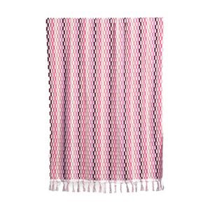Canningvale Positana Grande Large Terry Beach Towel Pink Garnet 100x180cm