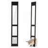Advwin Dog Door For Sliding Door Aluminum Alloy Frame Tempered Glass Lockable