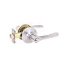Lockwood Satin Chrome Symmetry Vicinity Entrance Leverset
