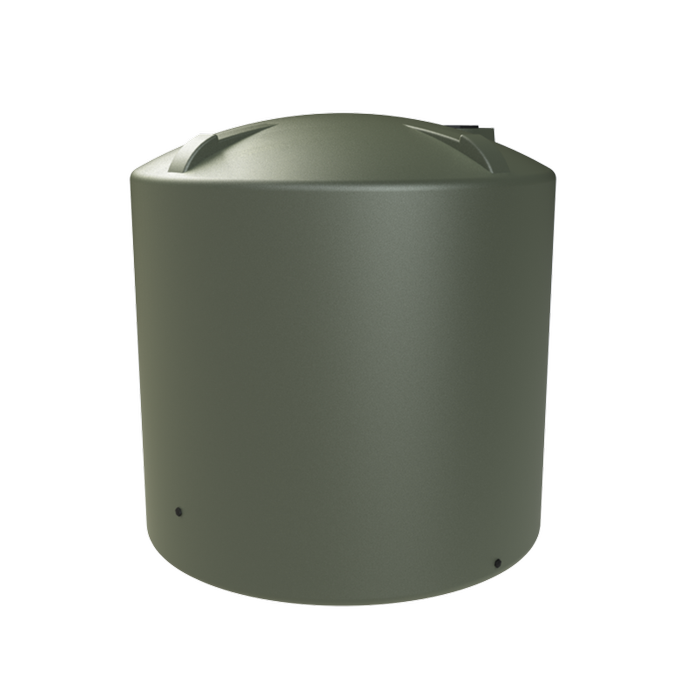 Melro Tanks 8000L Mist Green Round Poly Water Tank