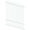 ProtectorAl 350 - 1200 x 1500mm Pearl White Raked Up to 15º Picket Top Pool Fence Panel