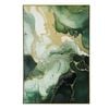 Urban Style Brushmarks Foiled Canvas Marble Green