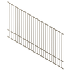 ProtectorAl 1201-2400W x 1500H Paperbark Raked 16-30º Flat Top Pool Fence Panel