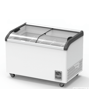 Thermaster Heavy Duty Supermarket Glass Sliding Lid Freezers 406l Sd-406k