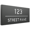 ProtectorAl 580mm x 280mm Monument Custom House Sign Aluminium Cut Through Box Sign