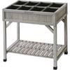 Vegtrug 58 x 78 x 80cm Grey Wash Raised Garden Bed Herb Planter - Grey