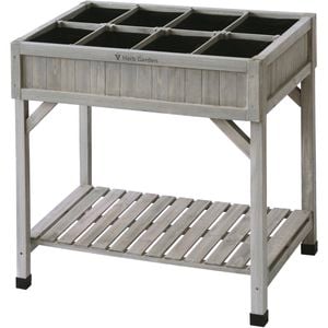 Vegtrug 58 x 78 x 80cm Grey Wash Raised Garden Bed Herb Planter - Grey