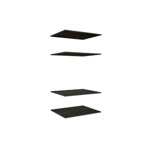 Lugna 4 Shelf Insert Kit Storm Fits 750 x 580mm Cabinet Shell