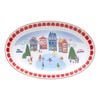 Porto Porcelain Night Before Oval Serving Platter 40cm Multi-Coloured