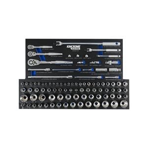 Kincrome BLUESTEEL 92 Piece Sockets & Accessories EVA Tray