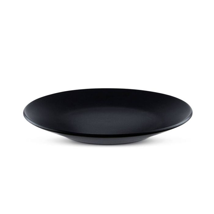 Salt & Pepper Riley Side Plate 21cm - Set of 4 - Black