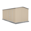 Absco Sheds 4.48 x 2.26 x 2.0m Classic Cream Workshop Double Door Garden Shed