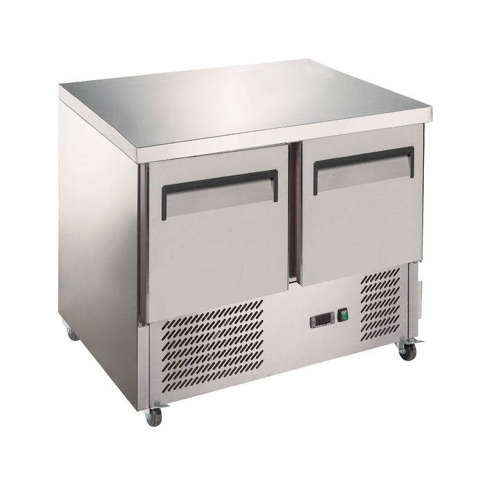 Exquisite Two Solid Doors Underbench Storage Refrigerators 240 Litre