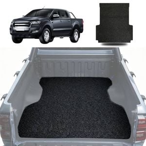 Signature Honeycomb UTE Tub Mat Tray Liner for Ford Ranger 2015 - 2018 (PX2 Dual Cab Ute) - Black