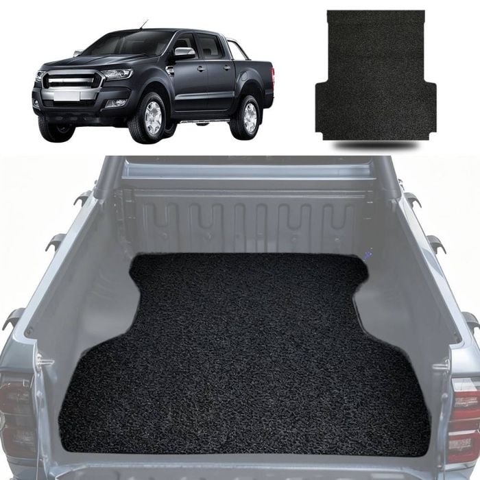 Signature Honeycomb UTE Tub Mat Tray Liner for Ford Ranger 2015 - 2018 (PX2 Dual Cab Ute) - Black
