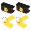 2PK Hercules Auto Grip System Lock w/ 2 Keys