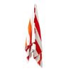 J.Elliot Home 400GSM Premium Cotton Reversible Striped Beach Towel 76 x 152 cm Red Orange