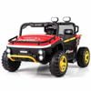 Costway 24v Kid Ride On Truck 2seater Electric Car Toy Remote Red