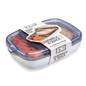 Joie Snack And Sandwich Container Silicone Seal On The Go Food Storage